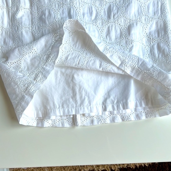 Banana Republic eyelet embroydery white dress - Picture 5 of 9